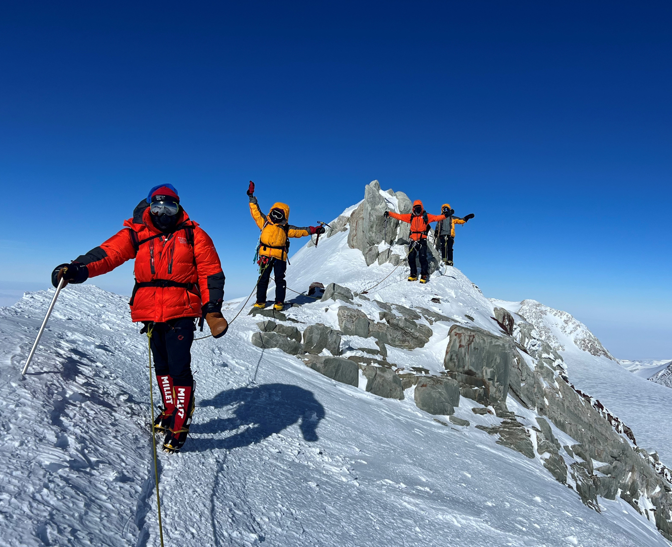 Mountain climbing expedition