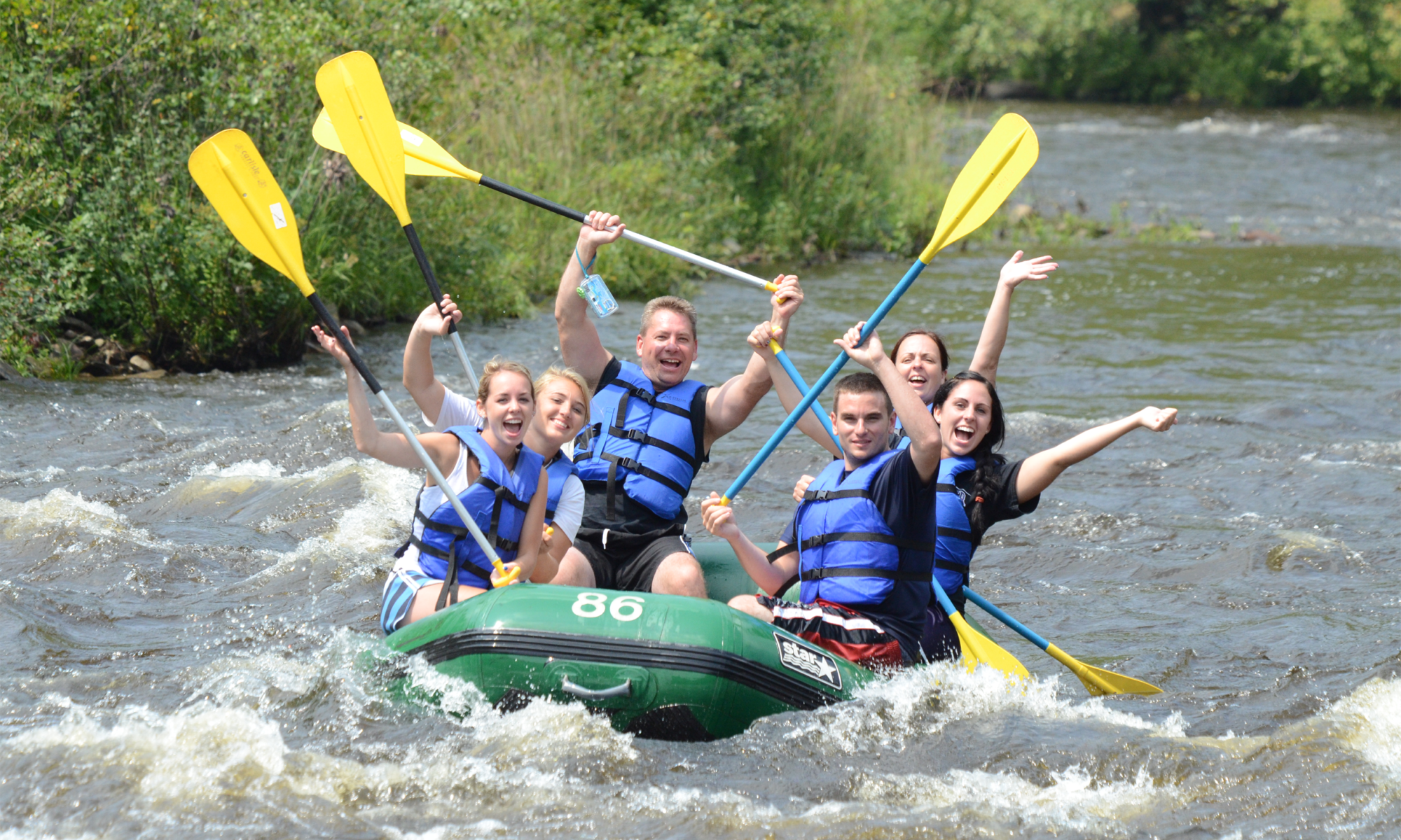 White water rafting adventure